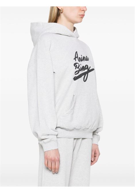 harvey signature sweatshirt ANINE BING | A-08-10525GRY1